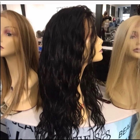 Black curly wig sale soft Swisslace Lacefront wig - Picture 3 of 8